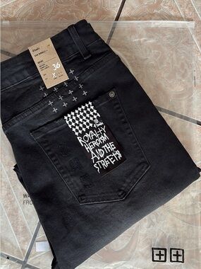 Ksubi Black Slim jeans Size 36 Brand New jeans black